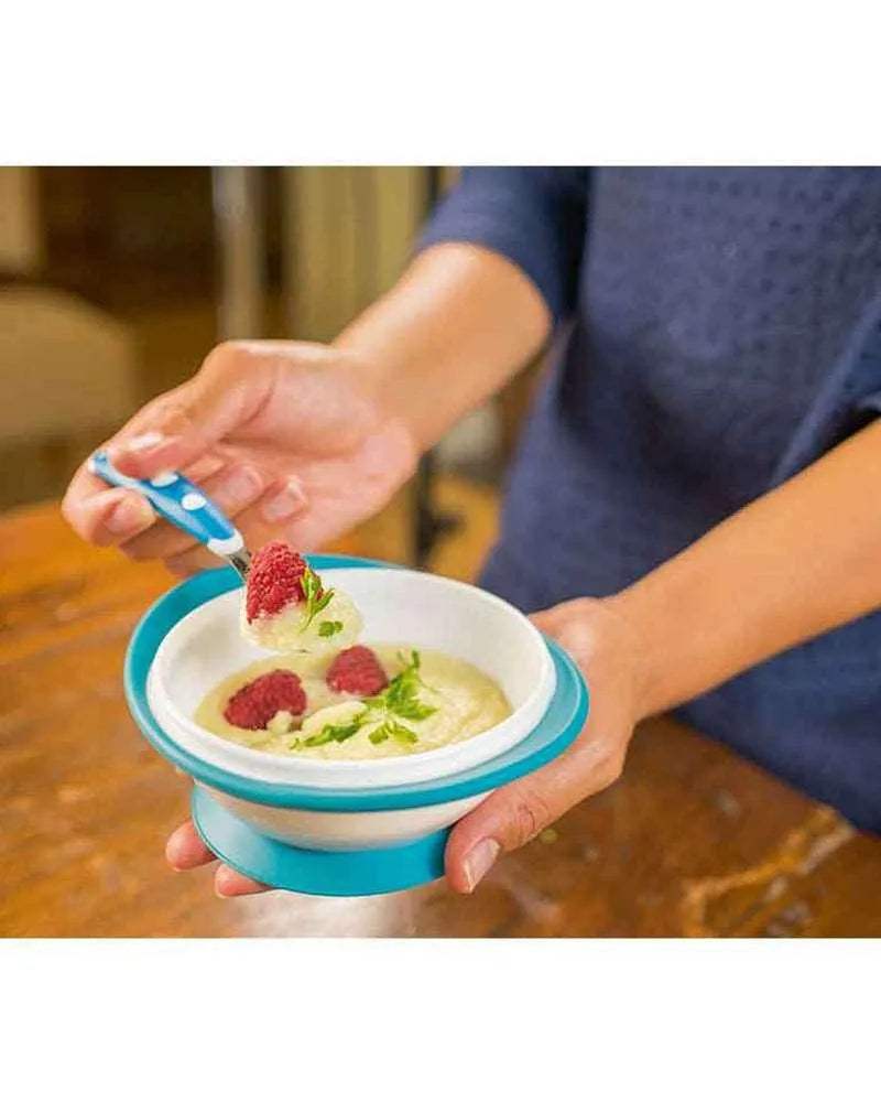 Bol d'Apprentissage avec couvercle NUK - Bleu - NUK - Bols pour bébé Maroc -www.babyboss.ma