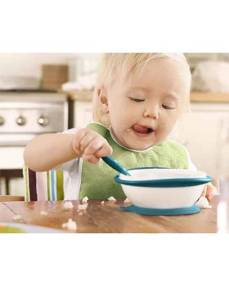 Bol d'Apprentissage avec couvercle NUK - Bleu - NUK - Bols pour bébé Maroc -www.babyboss.ma