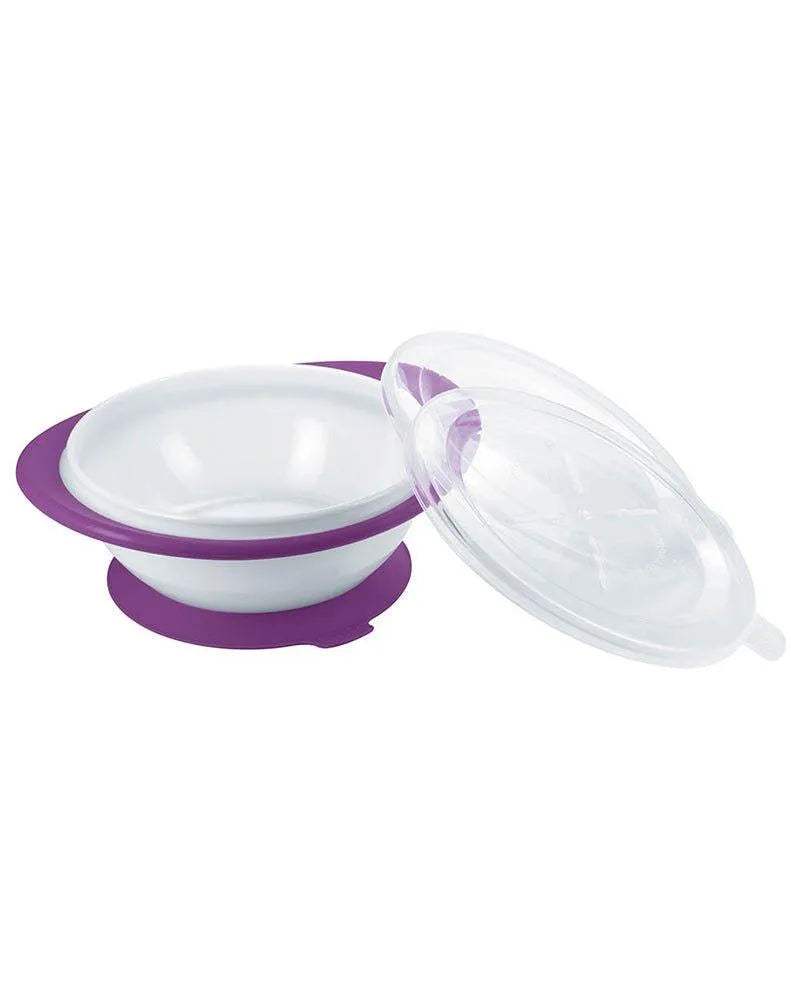 Bol d'Apprentissage avec couvercle NUK - Violet - NUK - Bols pour bébé Maroc -www.babyboss.ma