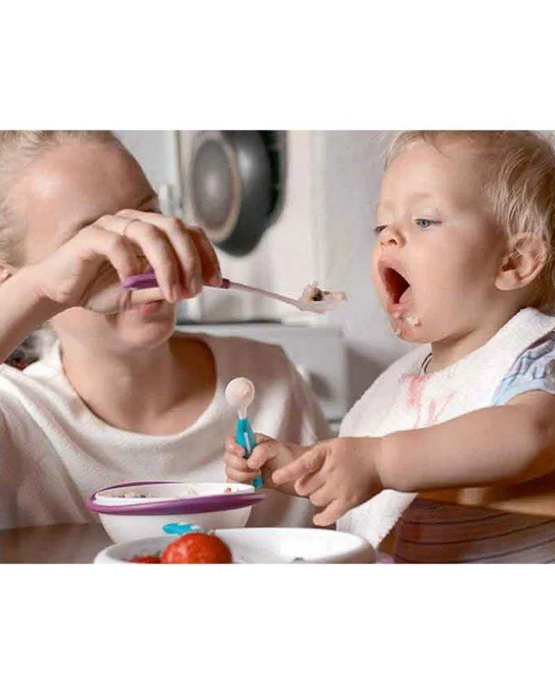 Bol d'Apprentissage avec couvercle NUK - Violet - NUK - Bols pour bébé Maroc -www.babyboss.ma