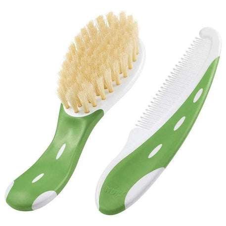 Brosse et Peigne Bébé Extra Souple NUK - Vert - NUK - Hygiène et Soin pour bébé Maroc -www.babyboss.ma