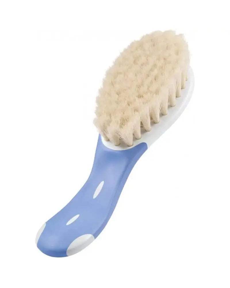 Brosse Poils Naturels NUK - Bleu - NUK - Brosses & Peignes pour bébé Maroc -www.babyboss.ma
