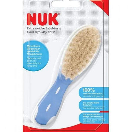 Brosse Poils Naturels NUK - Bleu - NUK - Brosses & Peignes pour bébé Maroc -www.babyboss.ma