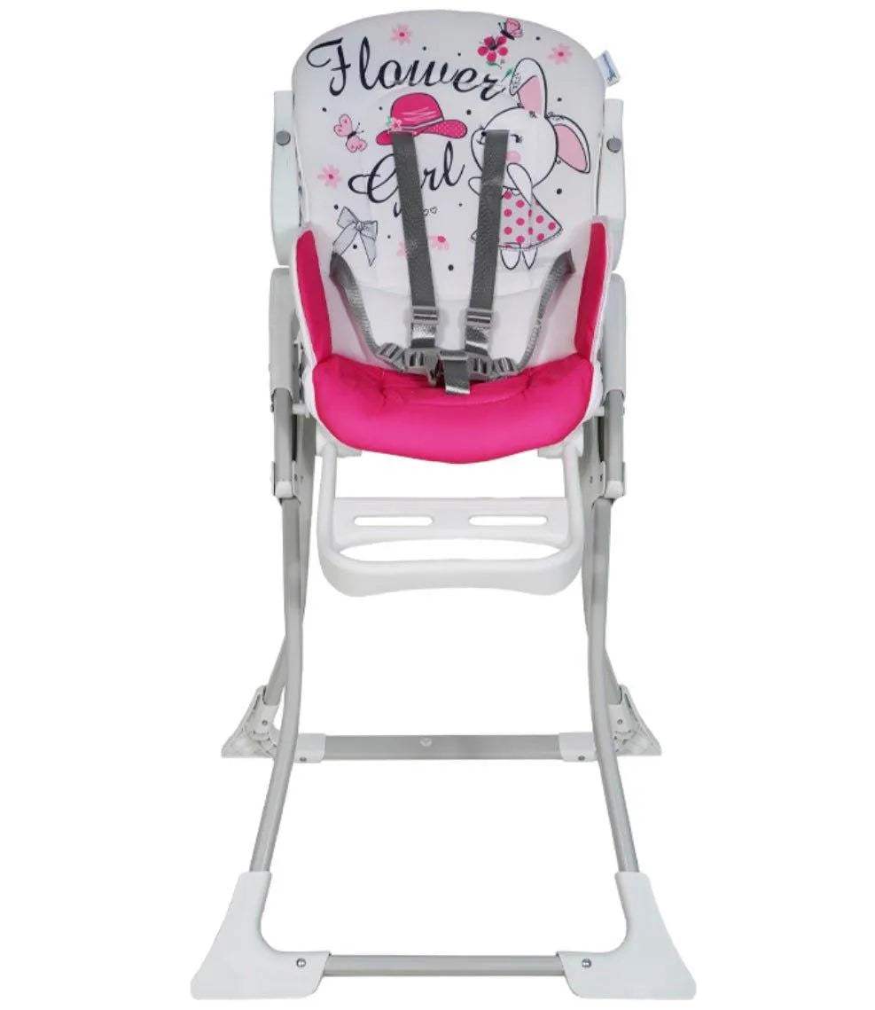 CHAISE HAUTE JUNGLE ROSE – MON BÉBÉ - mon bebe - pour bébé Maroc -www.babyboss.ma