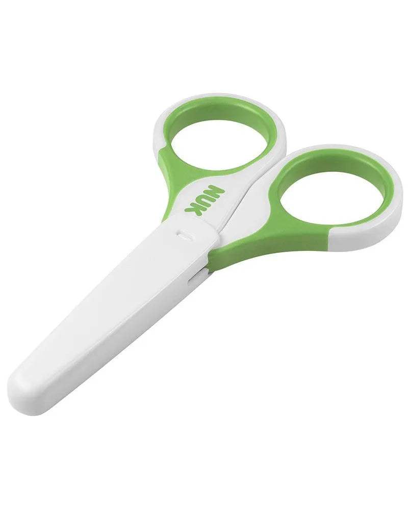 Ciseaux avec étui NUK - Vert - NUK - Manucure pour bébé Maroc -www.babyboss.ma