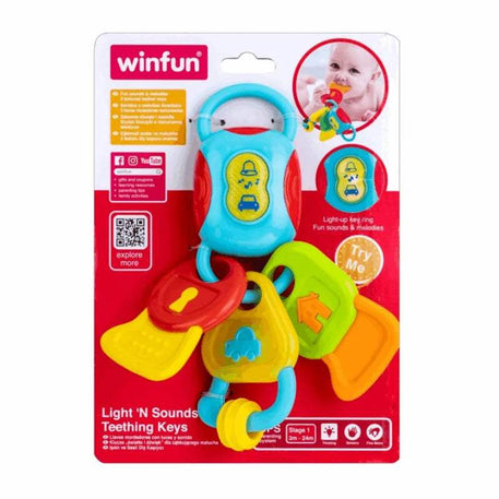 Clés de dentition Light ‘N Sounds - Winfun - pour bébé Maroc -www.babyboss.ma