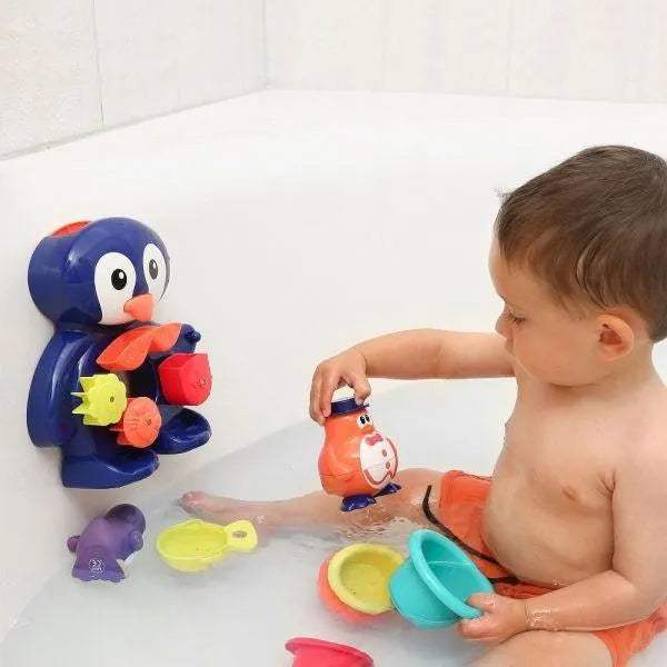 COFFRET DE BAIN PINGOUIN - Ludi - Hygiène et Soin pour bébé Maroc -www.babyboss.ma