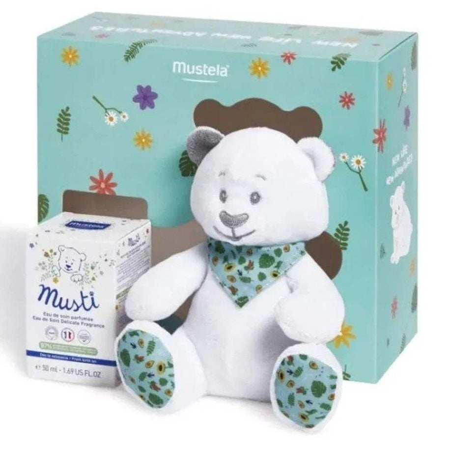 Coffret musti parfum plus doudou offert - Mustela - pour bébé Maroc -www.babyboss.ma