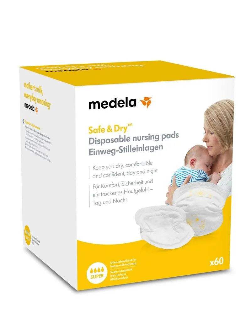 Coussinets d'allaitement jetables Medela - 60 unités - Medela - Coussinet d'allaitement pour bébé Maroc -www.babyboss.ma