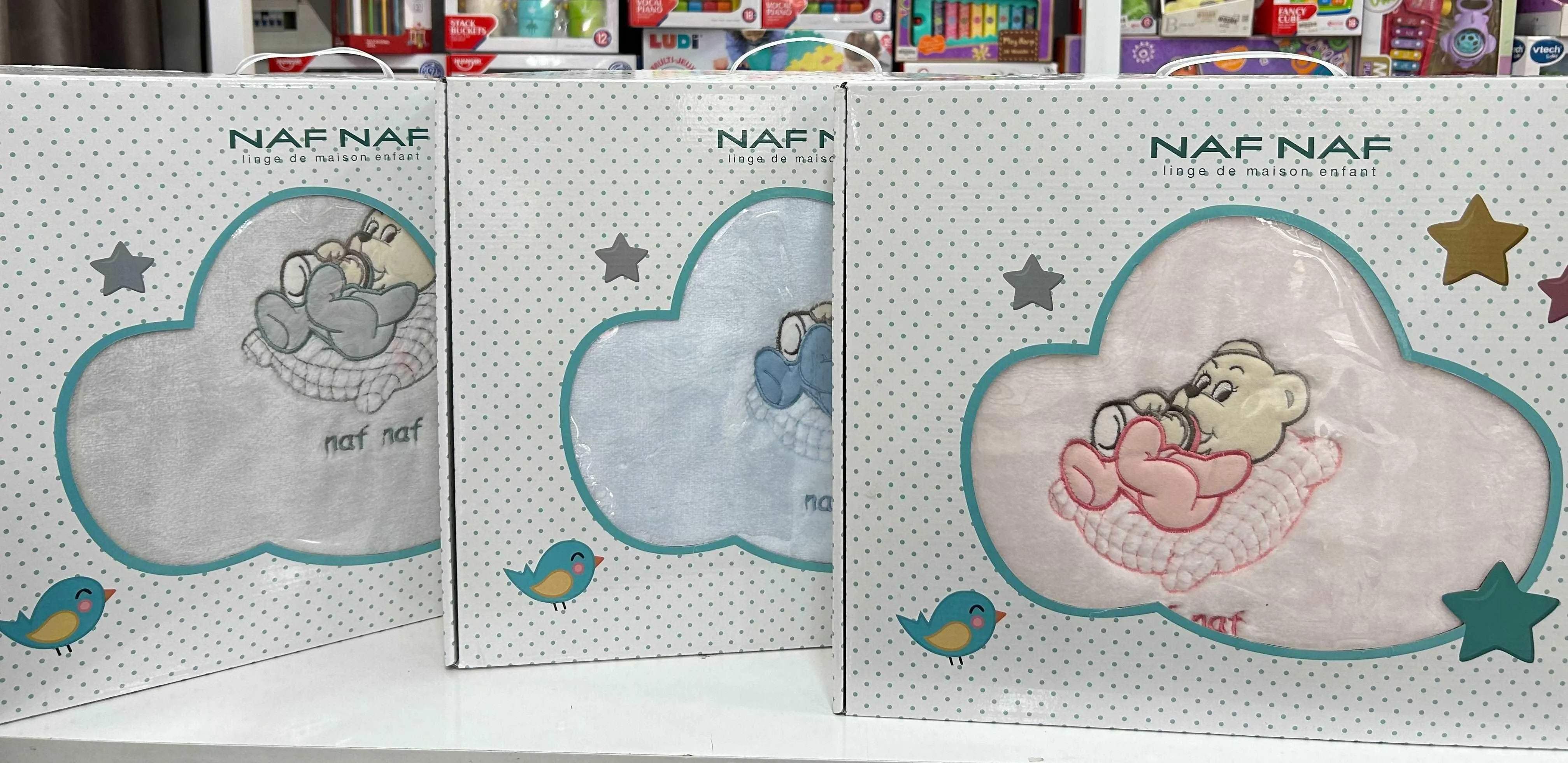 Couverture nafnaf 110/140 - Naf Naf - pour bébé Maroc -www.babyboss.ma