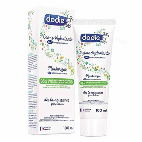 Crème Hydratante 3en1 tube Dodie - 100ml - Dodie - Hygiène et Soin pour bébé Maroc -www.babyboss.ma