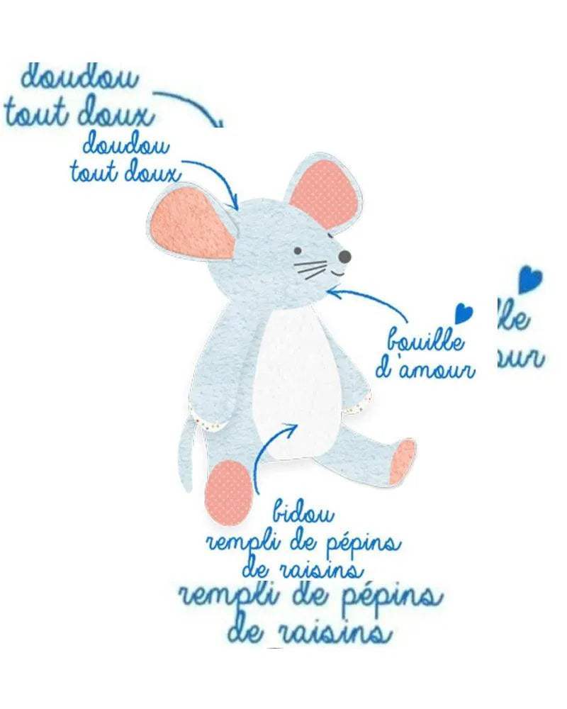dodie-bouillotte-aux-pepins-de-raisins-souris-6m-babyboss-ma-dodie-pour-bebe-maroc-1 - Babyboss.ma -bebe-maroc