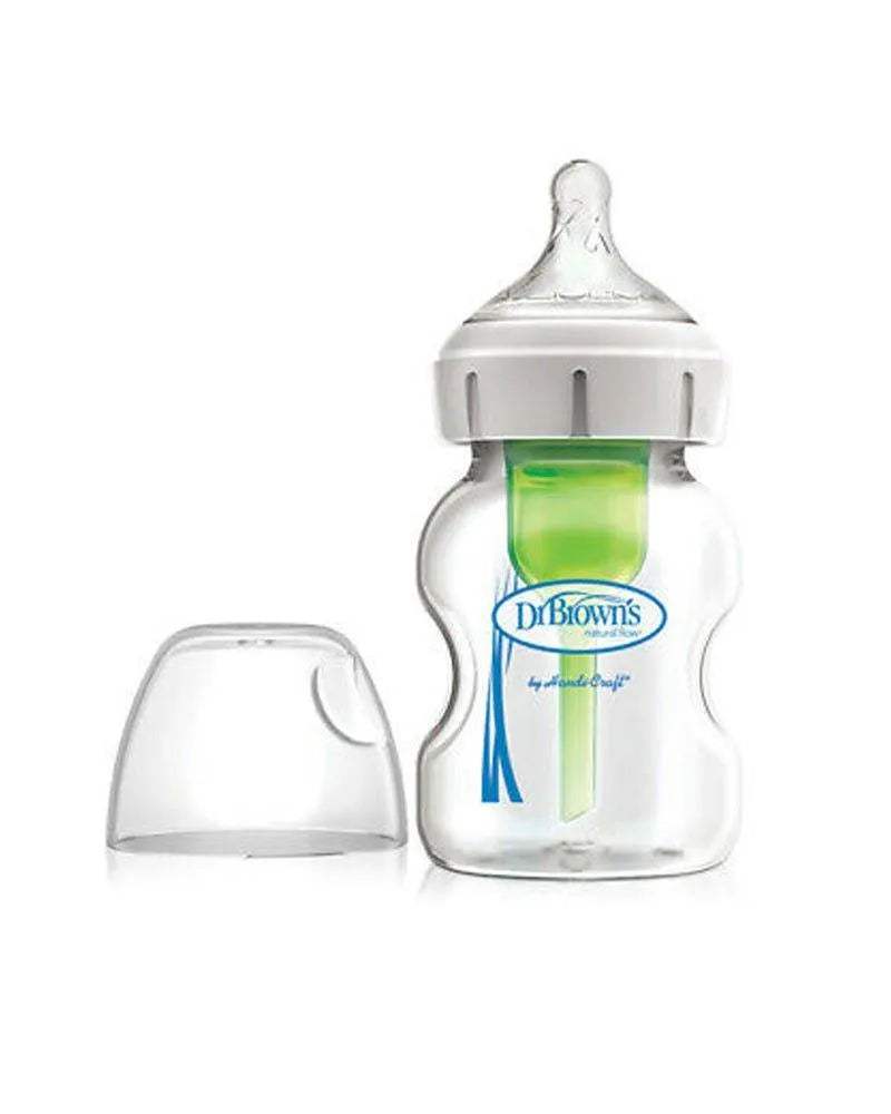 Dr. Brown's Biberon 150ml Cole large 0M+ - Dr. Brown's - Biberon pour bébé Maroc -www.babyboss.ma
