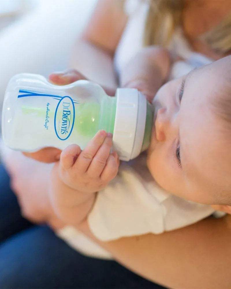 Dr. Brown's Biberon 150ml Cole large 0M+ - Dr. Brown's - Biberon pour bébé Maroc -www.babyboss.ma