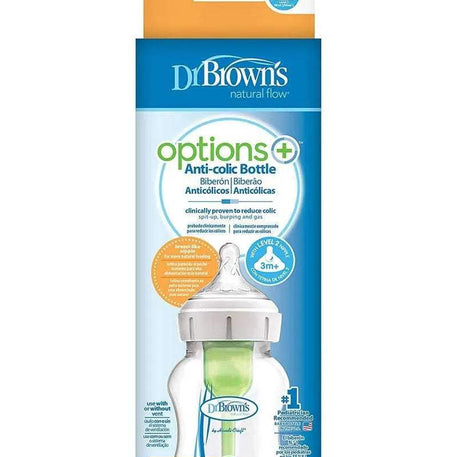 Dr. Brown's Biberon 330ml Cole large tétine L2 3M+ - Dr. Brown's - Biberon pour bébé Maroc -www.babyboss.ma