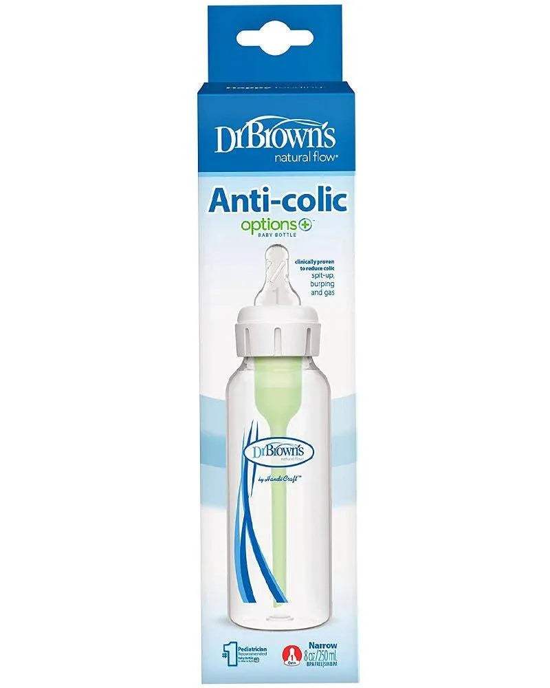 Dr. Brown's Biberon Cole étroit - 250ml - Dr. Brown's - Biberon pour bébé Maroc -www.babyboss.ma