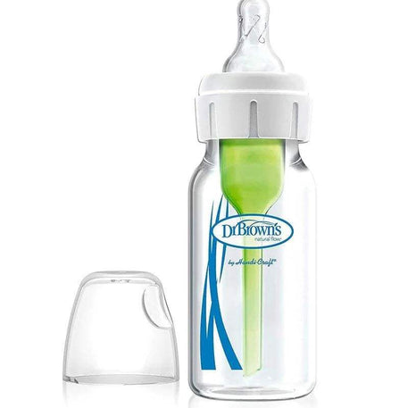 Dr. Brown's Biberon en verre Cole étroit - 120ml - Dr. Brown's - Biberon pour bébé Maroc -www.babyboss.ma