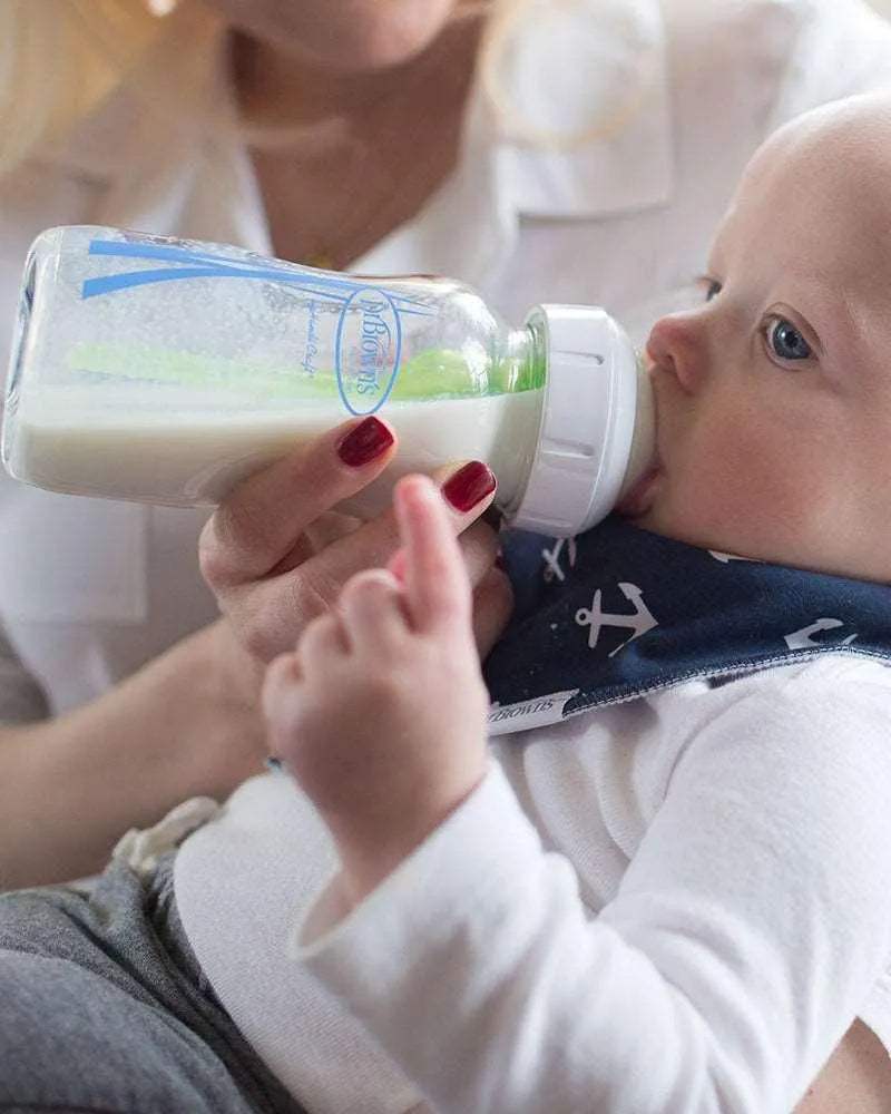 Dr. Brown's Biberon en verre Cole large - 270ml - Dr. Brown's - Biberon pour bébé Maroc -www.babyboss.ma