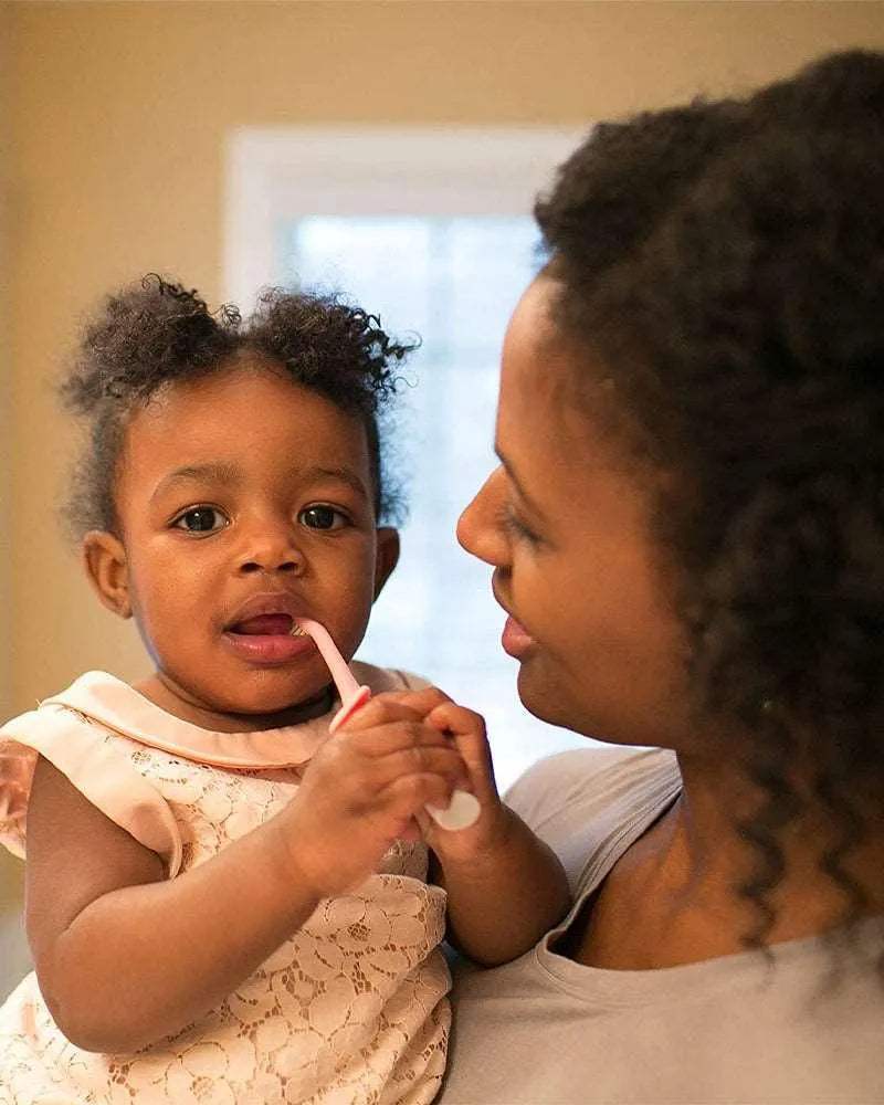 Dr. Brown's Brosse à dents 0-3A - Rose - Dr. Brown's - Hygiène et Soin pour bébé Maroc -www.babyboss.ma