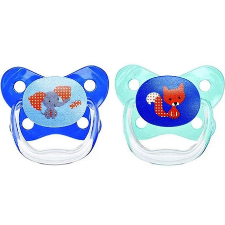 Dr. Brown's Pack de 2 Sucettes BUTTERFLY SHIELD Stage2 6-18M - Blue - Dr. Brown's - Sucettes pour bébé Maroc -www.babyboss.ma