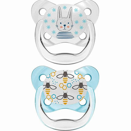 Dr. Brown's Pack de 2 Sucettes Orthodontiques Stage1 0-6M - Lapin Abeille - Dr. Brown's - Sucettes pour bébé Maroc -www.babyboss.ma