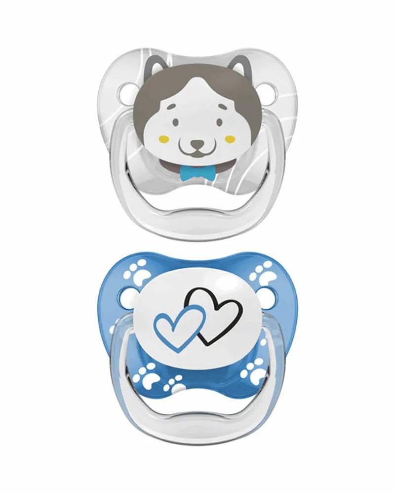 Dr. Brown's Pack de 2 Sucettes Stage2 6-18M - Animal Coeurs - Dr. Brown's - Sucettes pour bébé Maroc -www.babyboss.ma