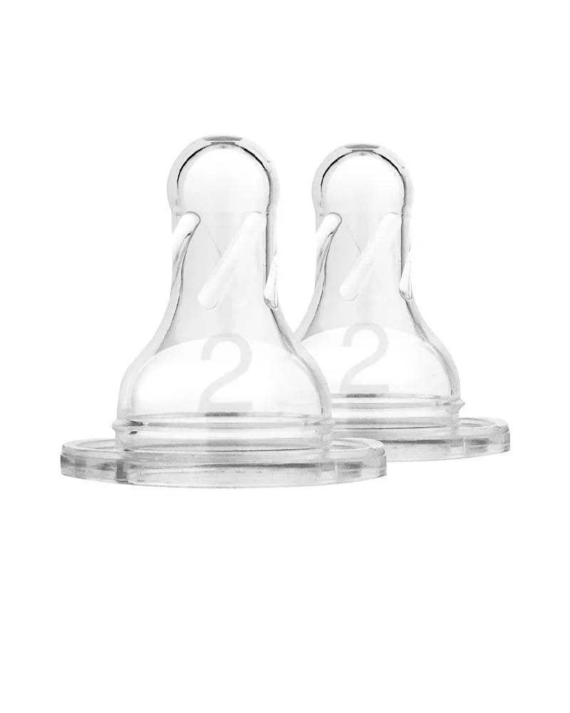 Dr. Brown's Pack de 2 tétines Cole étroit L2 3M+ - Dr. Brown's - Tétines pour bébé Maroc -www.babyboss.ma