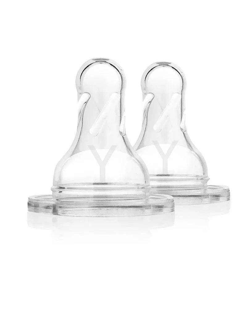 Dr. Brown's Pack de 2 Tétines Cole étroit L4 liquides épais 9M+ - Dr. Brown's - Tétines pour bébé Maroc -www.babyboss.ma