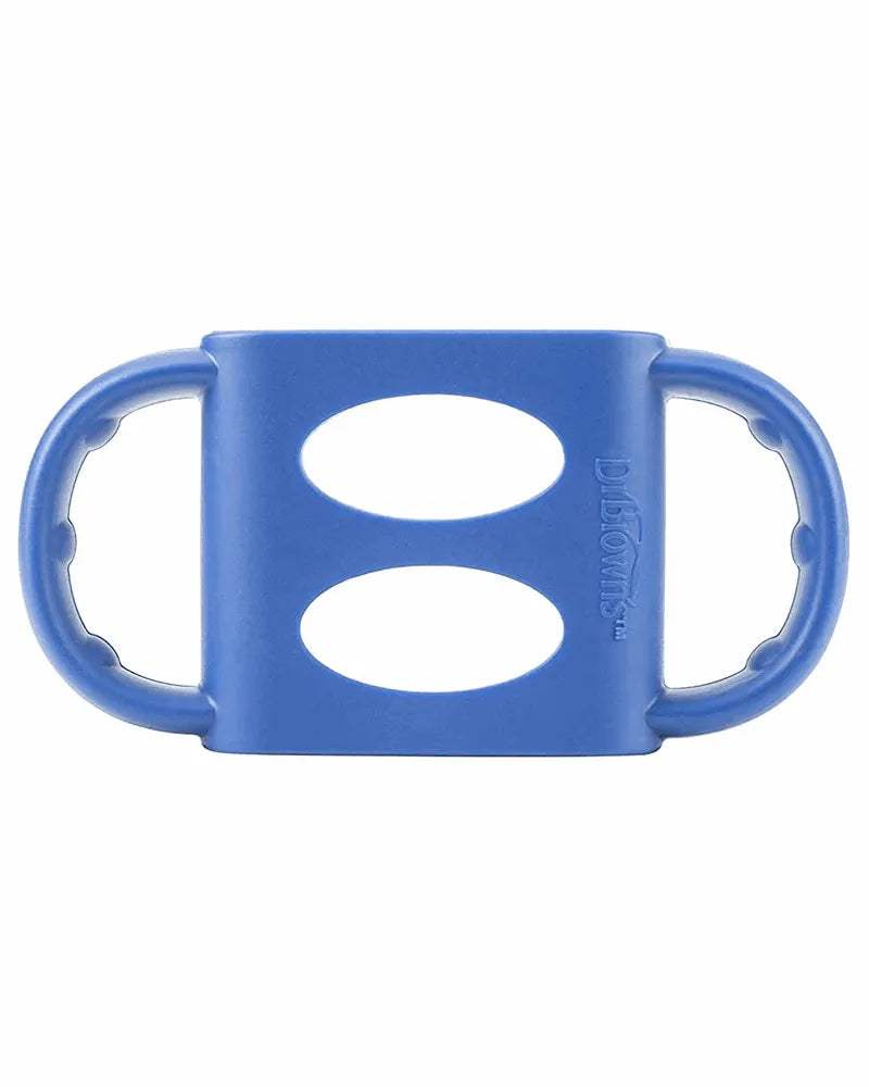 Dr. Brown’s Poignées en Silicone pour Biberons et Gobelets - Bleu - Dr. Brown's - Tasses pour bébé Maroc -www.babyboss.ma