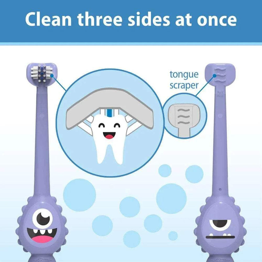 Dr. Brown’s Première brosse à dents de bébé Monstre - Dr. Brown's - pour bébé Maroc -www.babyboss.ma