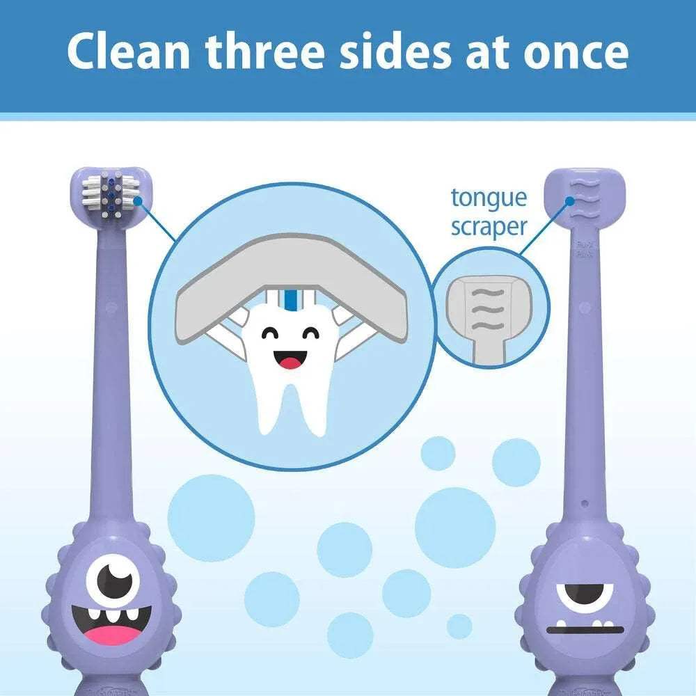 Dr. Brown’s Première brosse à dents de bébé Monstre - Dr. Brown's - pour bébé Maroc -www.babyboss.ma