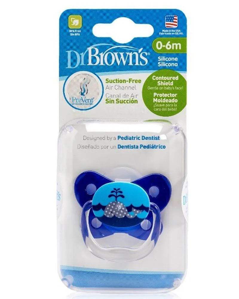 Dr. Brown's Sucette BUTTERFLY SHIELD Stage1 0-6M - Bleu - Dr. Brown's - Sucettes pour bébé Maroc -www.babyboss.ma