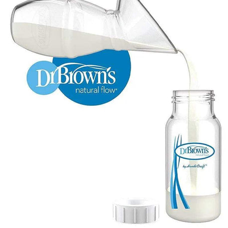 Dr. Brown's Tire lait en silicone + Biberon 120ml Cole étroit - Dr. Brown's - Tire-Lait pour bébé Maroc -www.babyboss.ma