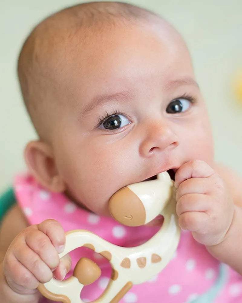 Dr. Brown's Anneau de dentition Apaisant 3M+ - Girafe - Dr. Brown's - Anneau de dentition - Babyboss.ma