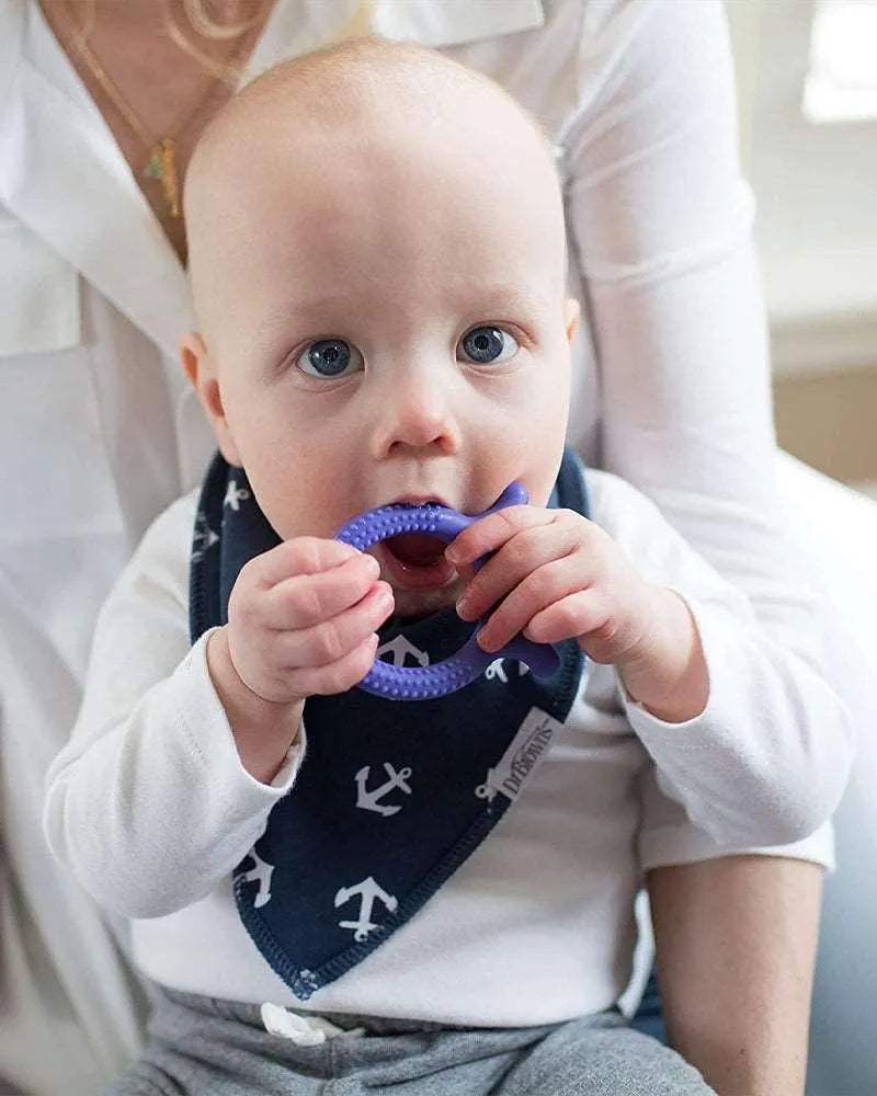 حلقة التسنين على شكل أخطبوط من دكتور براون فليكسيز فريندز 3 أشهر+ - أرجواني - BABYBOSS