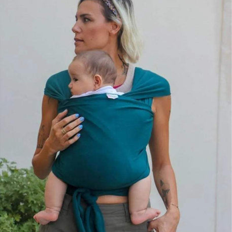 Echarpe de Portage Bébé Neko - Vert pétrole - Neko - Porte Bébé pour bébé Maroc -www.babyboss.ma