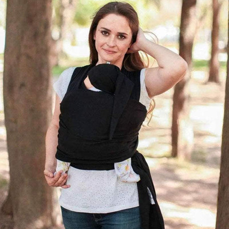 Echarpe porte bébé Neko - Noir - Neko - Porte Bébé pour bébé Maroc -www.babyboss.ma