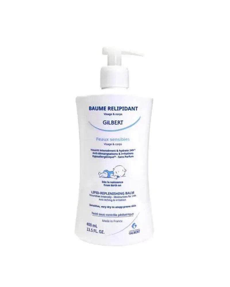 Gilbert Baume Relipidant - 400ml - Gilbert - Hygiène et Soin pour bébé Maroc -www.babyboss.ma