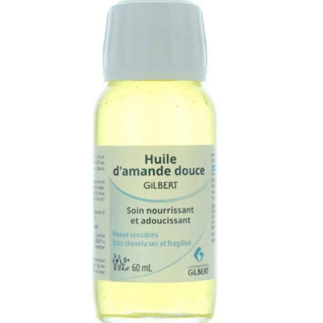 Gilbert huile d'amande douce - 60ml - Gilbert - Huile de Massage pour bébé Maroc -www.babyboss.ma
