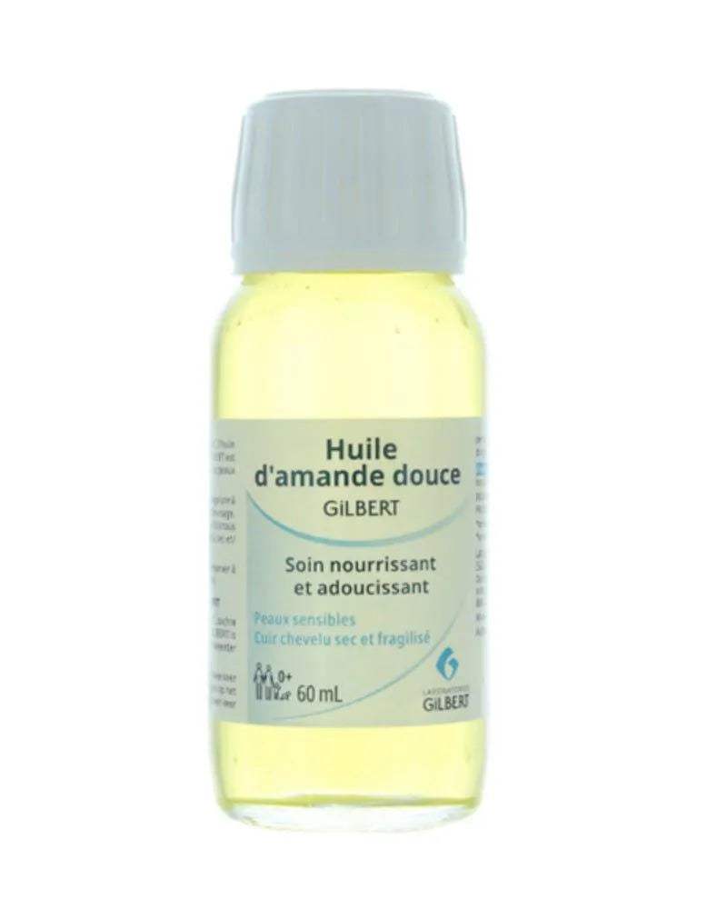 Gilbert huile d'amande douce - 60ml - Gilbert - Huile de Massage pour bébé Maroc -www.babyboss.ma