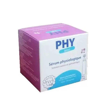 Gilbert PHY Sérum physiologique - Boite 30x5ml - Gilbert - Hygiène et Soin pour bébé Maroc -www.babyboss.ma