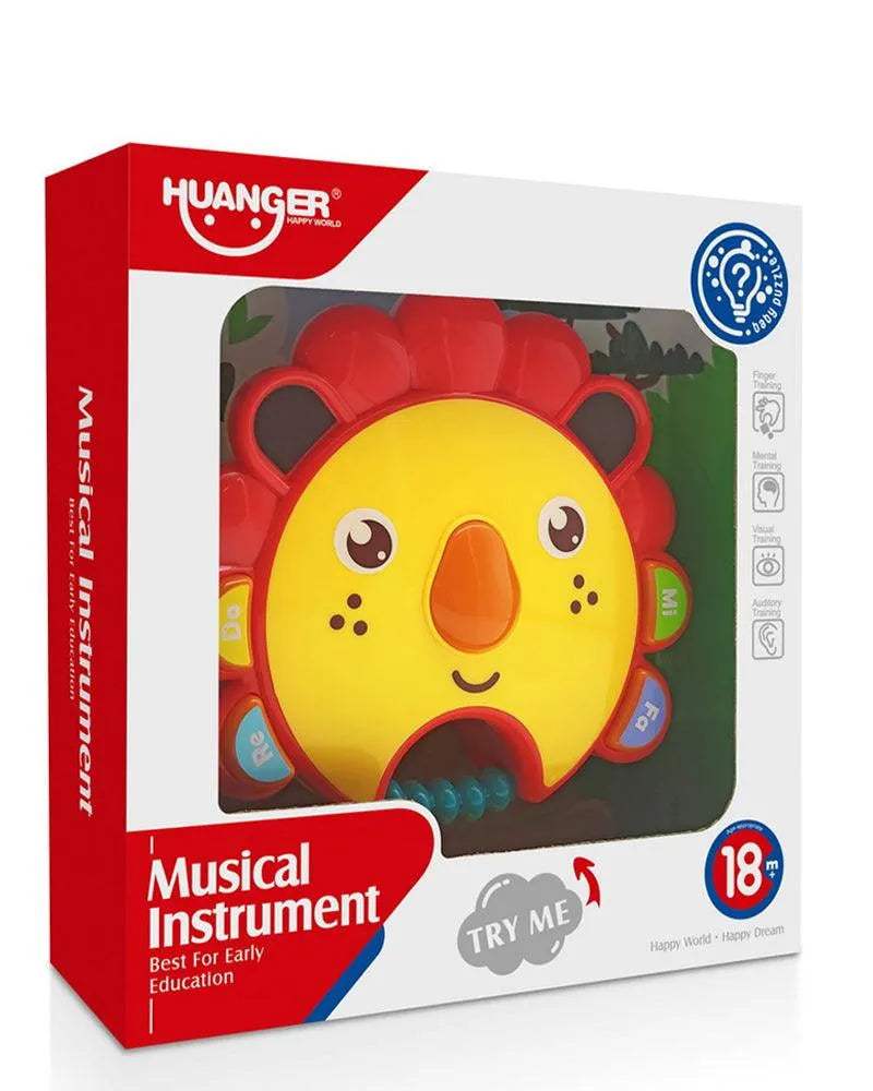 Huanger Jouet musical en forme de lion 18M+ - Huanger - Jouets Musicaux pour bébé Maroc -www.babyboss.ma