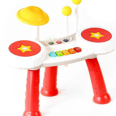 Huanger Piano Musicale & multifonctionnels Rouge 18M+ - Huanger - Jouets Musicaux pour bébé Maroc -www.babyboss.ma