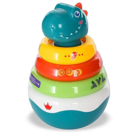 Huanger Pyramide Dinosaure 6M+ - Huanger - Jouets à empiler pour bébé Maroc -www.babyboss.ma