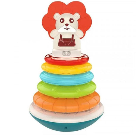 Huanger Pyramide lumière & musique Rouge 6M+ - Huanger - Jouets Musicaux pour bébé Maroc -www.babyboss.ma