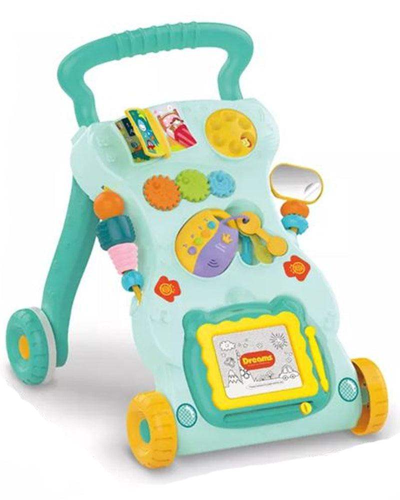 مشاية هوانجر مع ضوء وموسيقى 6 أشهر+ - أخضر - BABYBOSS