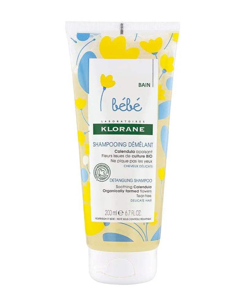 Klorane Bébé Shampooing démêlant au Calendula apaisant - 200ml - Klorane - Shampoing pour bébé Maroc -www.babyboss.ma