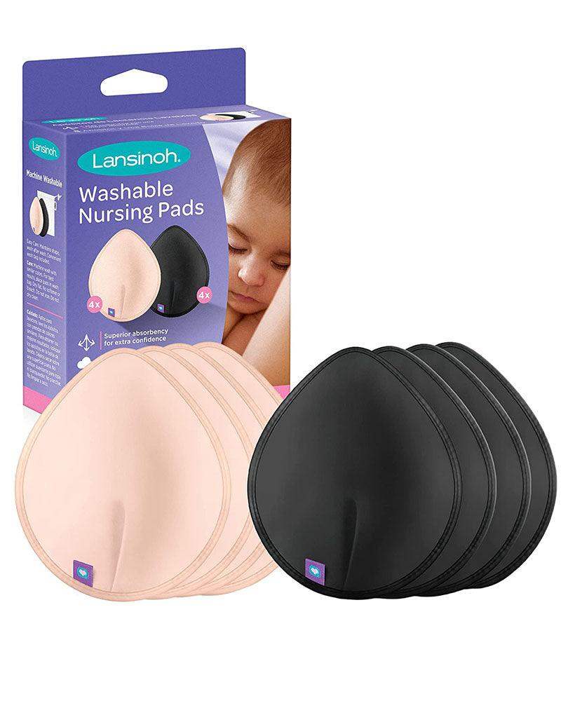 Lansinoh Coussinets d'allaitement lavables Rose&Noir - 8 unités - Lansinoh - Coussinet d'allaitement pour bébé Maroc -www.babyboss.ma
