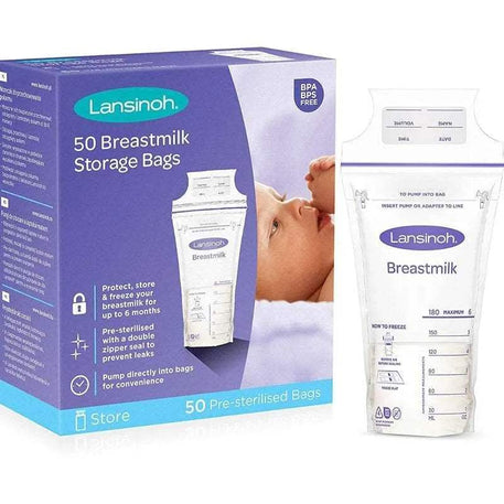 Lansinoh Sachets de Conservation 50 Unités - Lansinoh - Conservation du Lait pour bébé Maroc -www.babyboss.ma