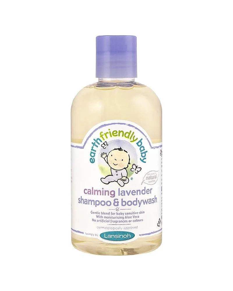 Lansinoh Shampoing & Gel lavant BIO - Lavande 250ml - Lansinoh - Hygiène et Soin pour bébé Maroc -www.babyboss.ma